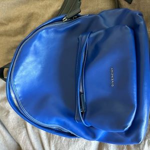 Authentic Givenchy blue backpack